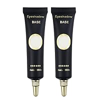 2PCS Eyeshadow Primer,Makeup Primer for Face,Potion,Vegan,Cruelty-Free,Long Lasting Cream Liquid Eye-shadow for All Shadows,Great for Oily Lids Primer (White * 2)