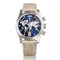 Locman Watch Chronograph Dedicated to Amerigo Vespucci Navy, blue