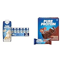 Pure Protein Vanilla Protein Shake, 30g Complete Protein & Bars, High Protein, Nutritious Snacks to Support Energy