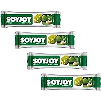 SOYJOY Snack Food Bar, Matcha flavor with macadamia nuts, 1.05oz x 4, High Protein and Slow Release Energy, Bar, 125.0 Grams