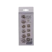 Ultra PRO - Eclipse 11 Dice Set (Smoke Grey) - Great Dice Set for All Kinds of Card Games and Board Games Such As, DND, MTG, and RPG - UP Your Game with Ultra PRO
