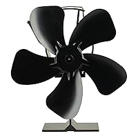 US Stove MH4 Miracle Heat 5 Blade Thermoelectric Fan, No Size, No Color