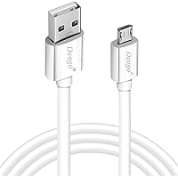 DEEGO Micro USB Cable,15Ft Extra Long PS4 Controller Charger Cable, Enduring Android Charging Cord for Samsung Galaxy S7 Edge S6,Note 5,Note 4,Moto G5,Android Phone,Kindle Fire,White