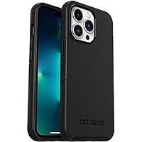 OtterBox iPhone 13 Pro Symmetry Series+ Case - Black , ultra-sleek, snaps to MagSafe, raised edges protect camera & screen