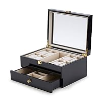 3 in 1 Watch Boxes, Luxury Wooden Watch Display Box Case, Watch Jewellery Display Storage Box Case