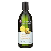 Avalon Organics Therapeutic Body Care Lemon Bath & Shower Gels 12 fl. oz. (a)