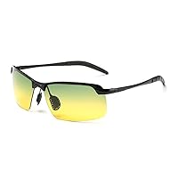 Day Night Vision Glasses for Driving - Anti-Glare Eyewear Polarized HD Nighe View Driver Sunglasses for Men Women