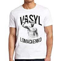Vasyl Lomachenko T Shirt Boxer Boxing Gloves Ukraine Olympics Tee 74 Black