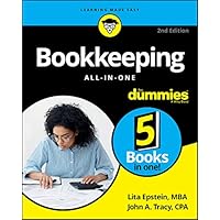 Bookkeeping All-in-One For Dummies Bookkeeping All-in-One For Dummies Paperback Kindle Spiral-bound