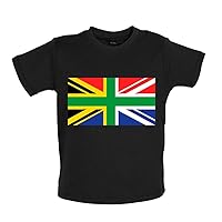South African Union Jack Flag - Organic Baby/Toddler T-Shirt