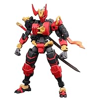 HiPlay KEMO FIFTYSEVEN Plastic Model Kits: Armored Puppet - Oni Flame, 1:24 Scale Collectible Action Figures (Oni Flame)