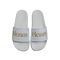 Henny Slides Black Gold Slip On Men's Sandals
