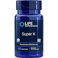 Super K with Advanced K2 Complex Softgels, 90 Softgels (3 Pack)