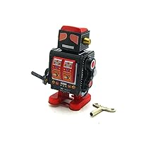 Robot Fighter Tin Toy Wind-up Walking Robot Adult Collection Retro Toy Party Favor Gift Home Decoration