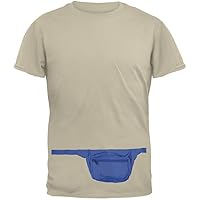 Old Glory Funny Fanny Pack Sand Adult T-Shirt - Medium