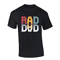 Mens Fathers Day Tshirt Rad Dad Cool Funny Funny Short Sleeve T-Shirt