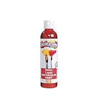 Colorations Liquid Glitter Watercolor Paint, 8 fl oz, Red, Non-Toxic, Painting, Kids, Craft, Hobby, Fun, Water Color, Posters, Cool Effects, Versatile, Gift