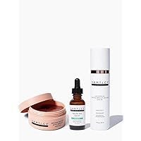 DRMTLGY Best Sellers Bundle: Brightening Eye Masks, Needle-less Serum, & Anti-Aging Tinted Moisturizer with SPF 46