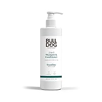 Bulldog Mens Skincare and Grooming 2-in-1 Shampoo and Conditioner, Coastline, 12 Fluid Ounces