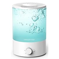 MegaWise Top Refill 7-colour Night light humidifier for Kid bedroom with 3.5L Large Capacity, No leakage with Stable Fine Mist Output