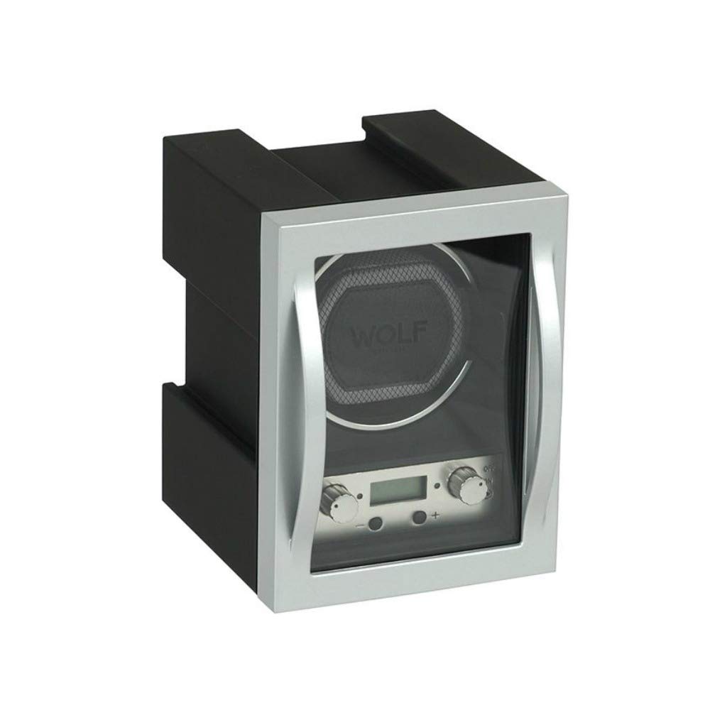 WOLF 454011 Module 4.1 Watch Winder with Cover, Black