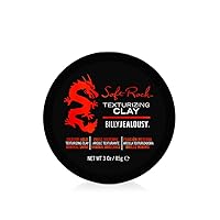 Billy Jealousy Soft Rock Texturizing Clay, Medium Hold, Light Shine, Water Soluble Hair Styling Product for Men with Jasmine, Amber, Black Pepper & Sandalwood Scent