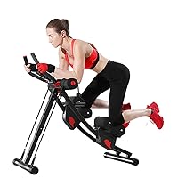 ab Machine, ab Workout Equipment for Home Gym, Height Adjustable ab Trainer, Foldable Fitness Equipment.