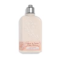 L’OCCITANE Cherry Blossom Shimmering Lotion : Fruity and Floral Scent, Moisturizing, Softening, Enhance Glow, With Shea Butter