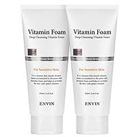 ENVIN Large Capacity Vitamin Foam Cleansing 250ml*2Pcs Set