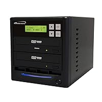 Vinpower Digital Standard 1 to 1 Target 24x DVD CD Disc Duplicator Tower SATA Optical Drives - Black