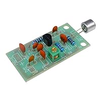 2Pcs DIY kit FM Transmitter Module Mini Wireless Microphone Ham Radio Frequency PCB Board 91-103MHz 3V-5V DC for DIY