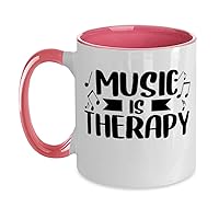 Music Theory Mug 11oz Pink, Music Theory Tea and Coffee Mug Cup, Unique Funny Music Theory Inspiring Coloured Present Mugs