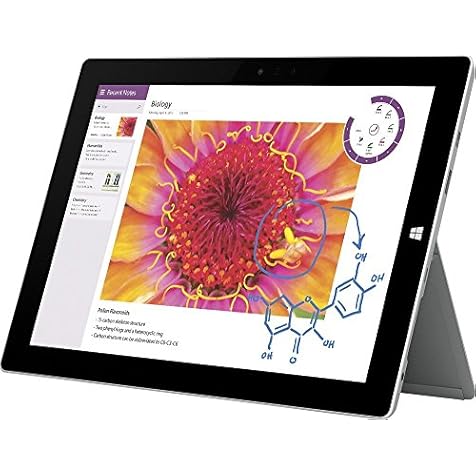 Microsoft Surface 3 Tablet (10.8-Inch, 32GB, Intel Atom, Windows 8.1 Pro) (Renewed)