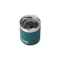 YETI Rambler 10 oz Stackable Lowball 2.0, Vacuum Insulated, Stainless Steel with MagSlider Lid, Agave Teal