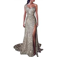 XJYIOEWT Spring Dresses for Women 2024 Sexy, Women Sequin Prom Party Gown Sexy Gold Evening Bridesmaid V Neck Long Dres