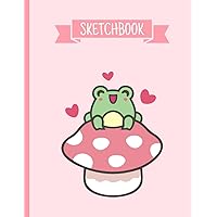 Pink Kawaii Frog Sketchbook: Blank Paper for Drawing | Large Sketch Pad for Kids | Frog Sketching and Drawing Notebook | 8.5”x11” 110 Pages Sketchbook Pink Kawaii Frog Sketchbook: Blank Paper for Drawing | Large Sketch Pad for Kids | Frog Sketching and Drawing Notebook | 8.5”x11” 110 Pages Sketchbook Paperback