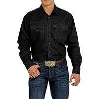 Cinch Western Shirt Mens Long Sleeve Solid Snap Front MTW1681003