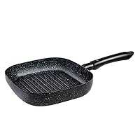 Japanese-style Square Pan, Non-stick Ceramic Dry Pan Frying Pan, Striped Steak Pan Fried Fish Barbecue Frying Pan