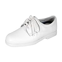 Louis Men's Wide Width Leather Lace-Up Oxford Casual Shoes