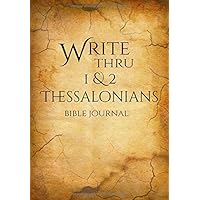 Write Thru 1 & 2 Thessalonians | Bible Journal (French Edition)