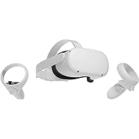 Oculus Newest Quest 2 VR Headset 128GB Holiday Set - Advanced All-in-One Virtual Reality Headset Cover Set, White