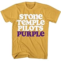 Stone Temple Pilots T Shirt Purple Mens Short Sleeve T Shirts 90s Music Graphic Tees