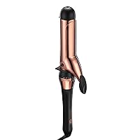 INFINITIPRO BY CONAIR Rose Gold Titanium 1 1/2-Inch Curling Iron, 1 ½ inch barrel produces soft waves – for use on medium and long hair