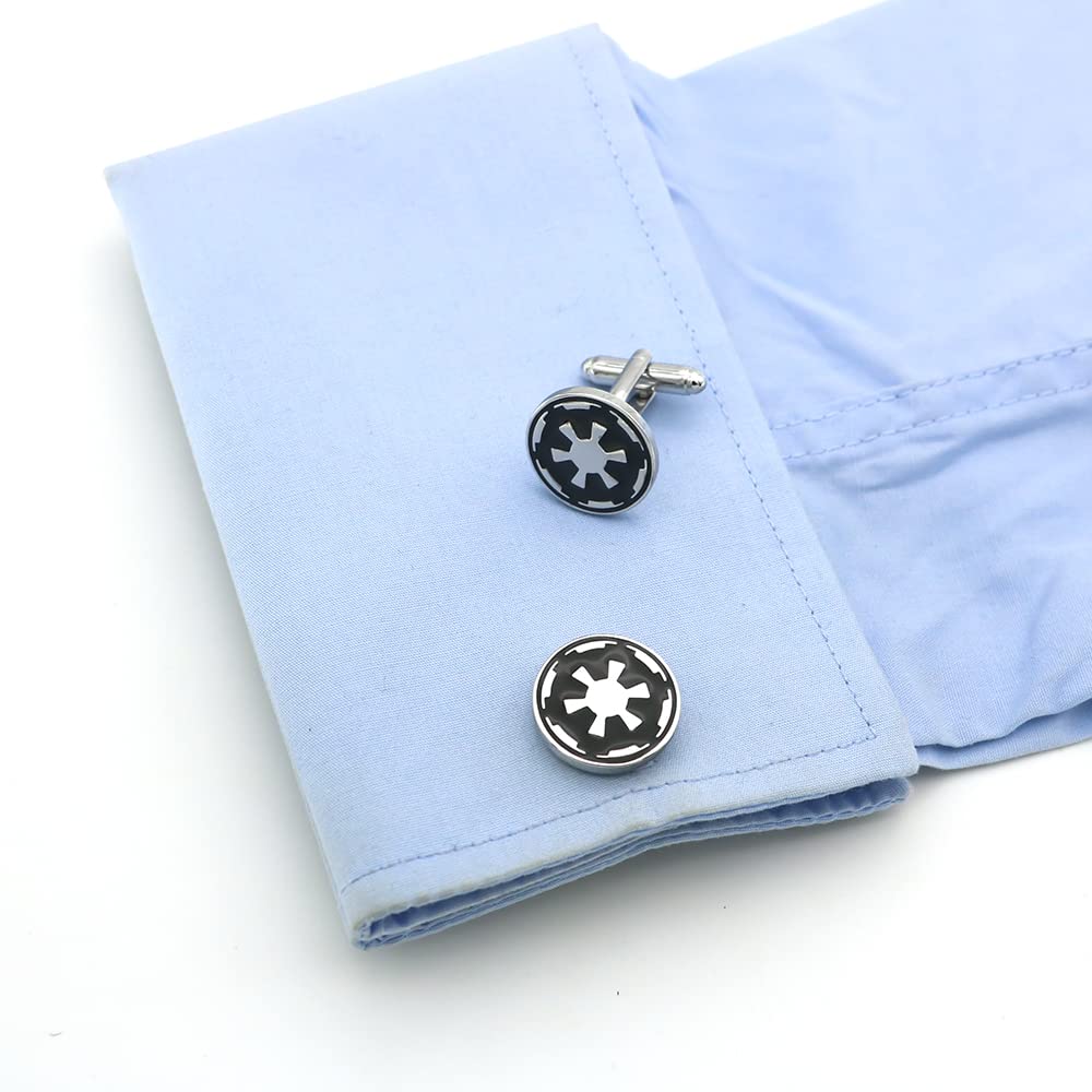 iGame Movie Star Cuff Links War Film Symbol Design Vintage Cufflinks with Gift Box