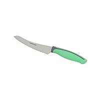 Farberware Soft Grip Serrated Utility Knife, 5.5-Inch, Green