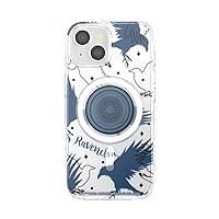 PopSockets iPhone 15 Case with Round Phone Grip Compatible with MagSafe, Phone Case for iPhone 15, Wireless Charging Compatible, Harry Potter- Ravenclaw Multicolor