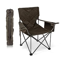 ALPS Mountaineering King Kong Camping Chairs for Adults with Mesh Cup Holders and Pockets, Built Durable and Reliable with Compact Foldable Steel Frame