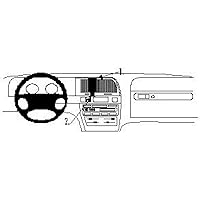 Brodit ProClip 852590 Center Console Mounting Bracket for Citroen Xantia II 98-04