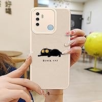 Lulumi-Phone Case for Oppo A53 2020/A32 2020/A33 2020/A53S, Creative Luxurious Soft case Anti-Knock Texture Waterproof Phone Lens Protection Back Cover Heat Dissipation Silica Gel