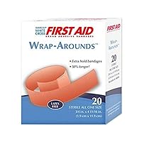 Wrap-Arounds Flexible Fabric Bandages, 3/4